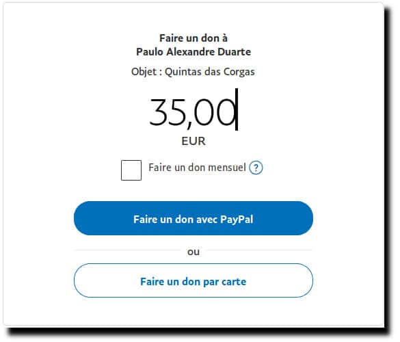 faire un don etape 2